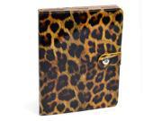 Dasein Patent Leopard Print iPad Case New Smart Stand Cover for iPad 2 3 4