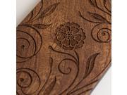 iPhone 6 engraved walnut wood wooden case floral 5