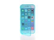 MOONCASE S Line Soft Gel TPU Flexible Silicone Skin Flip Case Cover For Apple iPhone 6 Plus Light Blue