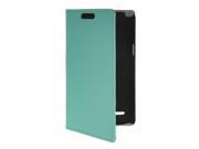 MOONCASE Slim Side Flip Leather Wallet Card Pouch Stand Case Cover for LG L80 Mint Green