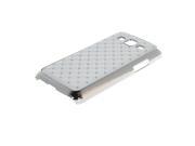 MOONCASE Hard Luxury Chrome Rhinestone Bling Star Back Case Cover for Samsung Galaxy Win Pro G3812 White
