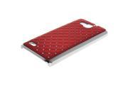 MOONCASE Hard Luxury Chrome Rhinestone Bling Star Back Case Cover for Huawei Ascend G750 Red