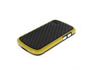 MOONCASE New Design Flexible Soft Gel Tpu Silicone Skin Slim Back Case Cover For Blackberry Q10 Black Yellow
