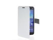 MOONCASE Slim Leather Flip Wallet Card Pouch Stand Back Case Cover For Samsung Galaxy Grand 2 G7106 White