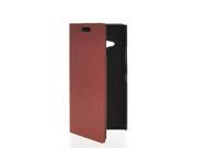 MOONCASE Flip Leather Wallet Card Pouch Stand Case Cover For Nokia Lumia 730 Brown