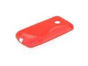 MOONCASE S line Flexible Soft Gel Tpu Silicone Skin Slim Back Case Cover For Nokia Lumia 530 Red