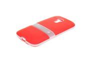 MOONCASE Soft Gel TPU Silicone Kickstand Back Case Cover for Motorola Moto G Red