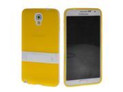 MOONCASE Soft Gel TPU Silicone Kickstand Back Case Cover for Samsung Galaxy Note 3 Neo N7505 Yellow