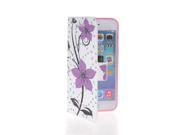 MOONCASE Floral Bling Series Flip Leather Wallet Card Slot Pouch Stand Case Cover For Apple iPhone 6 4.7 inch
