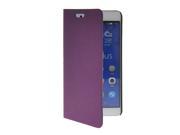 MOONCASE Premium PU Leather Flip Wallet Card Slot Bracket Back Case Cover for Huawei Honor 6X Purple