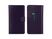 MOONCASE Cowskin Flip Leather Wallet Card Pouch Stand Back Case Cover For Nokia Lumia 920 Purple