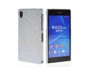 MOONCASE Glitter Hard Rubberized Shiny Coating Back Case Cover For Sony Xperia Z2 Silver