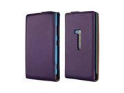 MOONCASE Cowskin Flip Leather Pouch Case Cover For Nokia Lumia 920 Purple