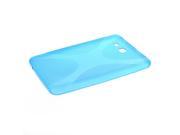 MOONCASE S Line Flexible Soft Gel Tpu Silicone Skin Back Case Cover For Samsung Galaxy Tab 3 Lite T111 Blue
