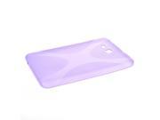 MOONCASE S Line Flexible Soft Gel Tpu Silicone Skin Back Case Cover For Samsung Galaxy Tab 3 Lite T111 Purple