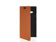 MOONCASE Flip Leather Wallet Card Pouch Stand Case Cover For Nokia Lumia 730 Brown
