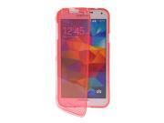 MOONCASE Soft Gel TPU Silicone Back Flip Case Cover for Samsung Galaxy S5 I9600 Red