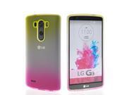MOONCASE Gradient Flexible Soft Gel Tpu Silicone Skin Slim Back Case Cover For LG G3