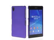 MOONCASE Hard Rubber Coating Back Case Cover For Sony Xperia Z2 Purple