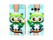 MOONCASE Cute Owl Premium PU Leather Flip Wallet Card Slot Bracket Back Case Cover for Samsung Galaxy Grand Duos I9080 Neo I9060