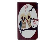 MOONCASE Cute Owl Premium PU Leather Flip Wallet Card Slot Bracket Back Case Cover for Samsung Galaxy Grand Prime G530