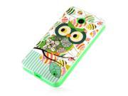 MOONCASE Soft Gel TPU Case for Nokia Lumia 630 Durable Silicone Skin Cover Owl Pattern