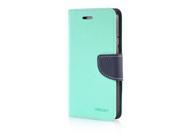 MOONCASE High Quality PU Leather Flip Wallet Card Slot Bracket Back Case Cover for HTC One M9 Mint Green