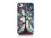 MOONCASE Soft Gel TPU Case for iPhone 4 4S Durable Silicone Skin Cover Tree Pattern
