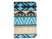 MOONCASE Stylish [Painted Patterns] Premium PU Leather Flip Wallet Card Slot Bracket Back Case Cover for Samsung Galaxy Tab 4 7.0 7.0 SM T230NU BF02