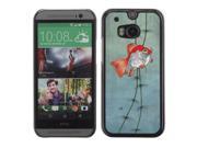 MOONCASE Hard Protective Printing Back Plate Case Cover for HTC One M8 No.5003117