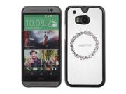 MOONCASE Hard Protective Printing Back Plate Case Cover for HTC One M8 No.5001847