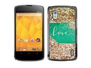 MOONCASE Hard Protective Printing Back Plate Case Cover for LG Google Nexus 4 No.5001347