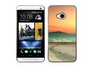MOONCASE Hard Protective Printing Back Plate Case Cover for HTC One M7 No.5001850