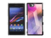 MOONCASE Hard Protective Printing Back Plate Case Cover for Sony Xperia Z1 Compact No.5002163