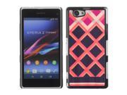MOONCASE Hard Protective Printing Back Plate Case Cover for Sony Xperia Z1 Compact No.5002842