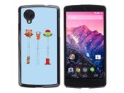 MOONCASE Hard Protective Printing Back Plate Case Cover for LG Google Nexus 5 No.5002559