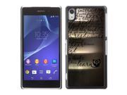 MOONCASE Hard Protective Printing Back Plate Case Cover for Sony Xperia Z2 No.5002540