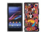MOONCASE Hard Protective Printing Back Plate Case Cover for Sony Xperia Z1 Compact No.5002973