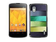 MOONCASE Hard Protective Printing Back Plate Case Cover for LG Google Nexus 4 No.5004494