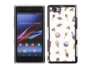 MOONCASE Hard Protective Printing Back Plate Case Cover for Sony Xperia Z1 Compact No.5004673