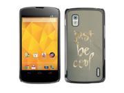 MOONCASE Hard Protective Printing Back Plate Case Cover for LG Google Nexus 4 No.5005028