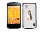 MOONCASE Hard Protective Printing Back Plate Case Cover for LG Google Nexus 4 No.5005073