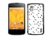MOONCASE Hard Protective Printing Back Plate Case Cover for LG Google Nexus 4 No.5005146