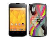 MOONCASE Hard Protective Printing Back Plate Case Cover for LG Google Nexus 4 No.5005210