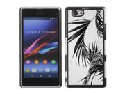 MOONCASE Hard Protective Printing Back Plate Case Cover for Sony Xperia Z1 Compact No.5005105
