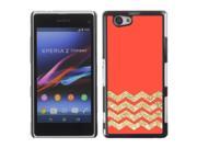 MOONCASE Hard Protective Printing Back Plate Case Cover for Sony Xperia Z1 Compact No.5001126