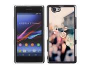 MOONCASE Hard Protective Printing Back Plate Case Cover for Sony Xperia Z1 Compact No.5005375