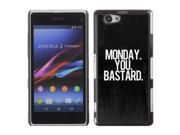 MOONCASE Hard Protective Printing Back Plate Case Cover for Sony Xperia Z1 Compact No.5005555