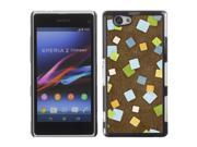 MOONCASE Hard Protective Printing Back Plate Case Cover for Sony Xperia Z1 Compact No.5005582