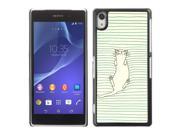 MOONCASE Hard Protective Printing Back Plate Case Cover for Sony Xperia Z2 No.5005312